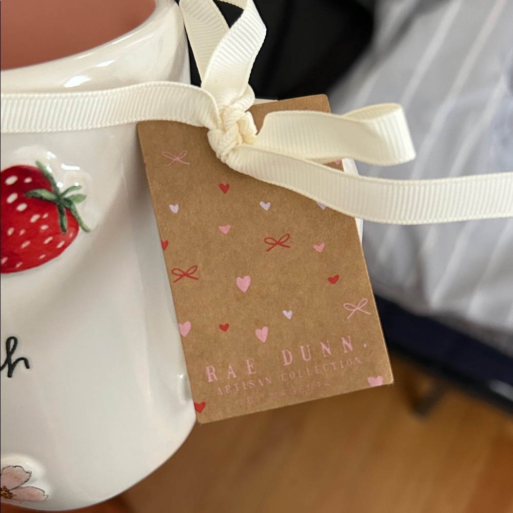 Rae Dunn White Mug with Strawberry and Floral Design

New Valentine’s Item 2025 - Picture 5 of 6